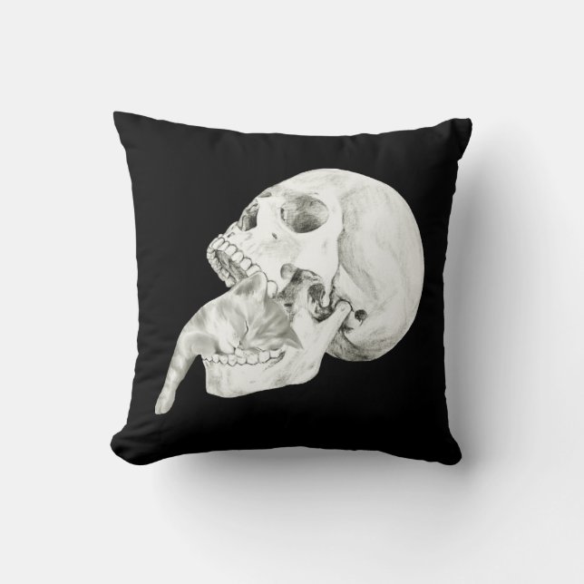 Cojín Decorativo Cute Creepy Sleepy Kitty (Anverso)