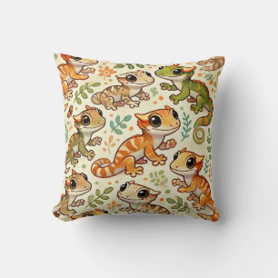 Cojín Decorativo Cute Crested Gecko Cushion 🌿 🦎