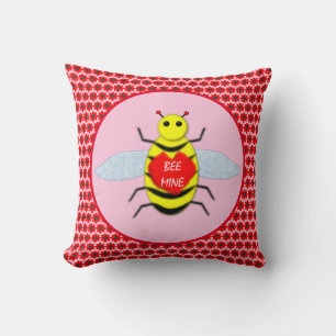 Cojín Decorativo Cute Día de San Valentín Bee