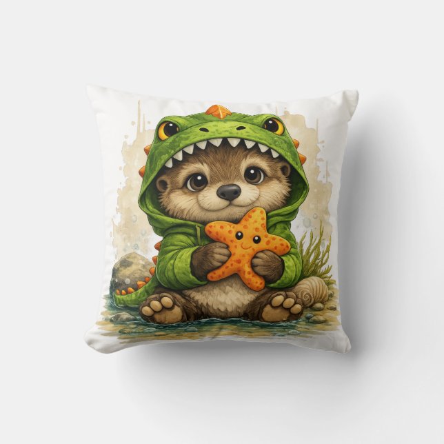 Cojín Decorativo Cute Dinosaur Bear Starfish Pillow Kawaii Kids Roo (Anverso)
