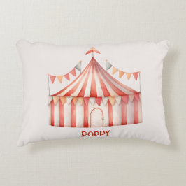 Cojín Decorativo Cute divertido Carpa de Circo Rosa Niño/a 