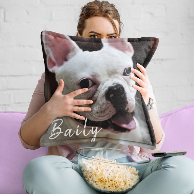 Cojín Decorativo Cute Dog Lover Graciosa Foto Bestis Amigos Bff (Subido por el creador)