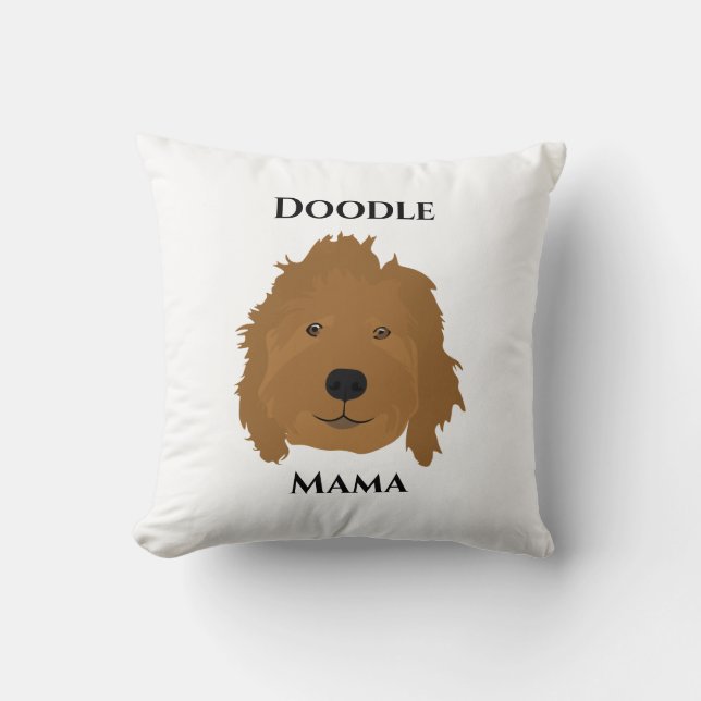 Cojín Decorativo Cute Doodle Mama (Anverso)