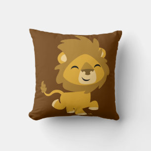 Cojín Decorativo Cute feliz Personalizado Lion Pillow