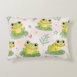 Cojín Decorativo Cute frogs Pattern