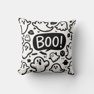 Cojín Decorativo Cute Ghosts Halloween Boo Design