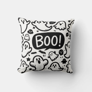 Cojín Decorativo Cute Ghosts Halloween Boo Design