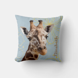 Cojín Decorativo Cute Giraffe Tilling Head