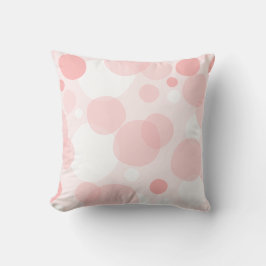 Cojín Decorativo Cute Girly Elegant Pink Polka Dots
