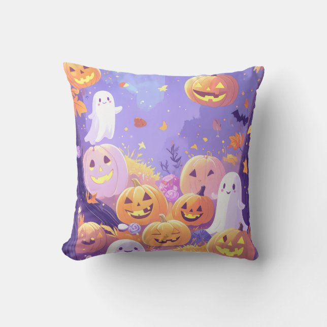 Cojín Decorativo Cute Halloween (Anverso)