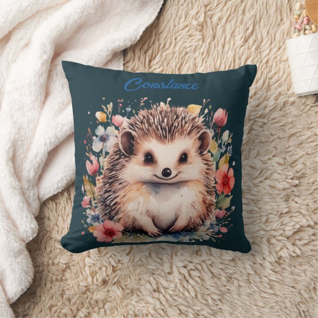 Cojín Decorativo Cute Hedgehog personalizado (Manta)