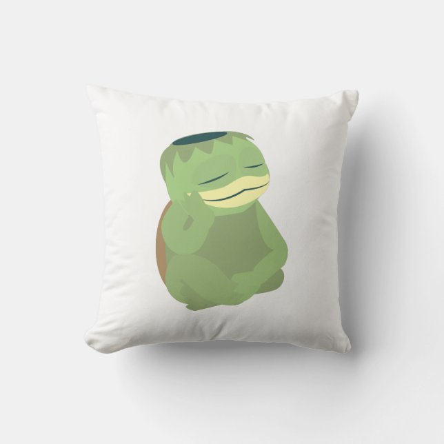 Cojín Decorativo Cute Kappa (Anverso)