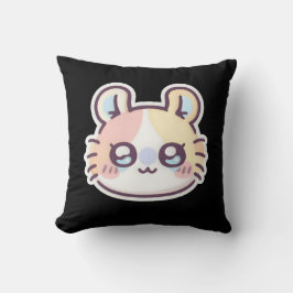 Cojín Decorativo Cute Kawaii Cat Throw Pillow – Adorable Kitty 