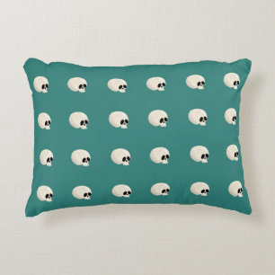 Cojín Decorativo Cute Kawaii Halloween Skull Polka puntos entre ver