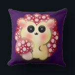 Cojín Decorativo Cute Kawaii Red Mushroom Hedgehog Toadstool Art<br><div class="desc">Add a touch of forest magic to your day with this incredibly cute Mushroom Hedgehog design! This adorable woodland hybrid character features a glossy red toadstool cap with pink dots and big, sweet anime-style eyes. This kawaii illustration perfectly captures the trendy cottagecore and fairycore aesthetics. It makes a wonderful gift...</div>