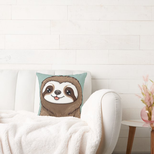 Cojín Decorativo Cute Kawaii Sloth (Sofá)