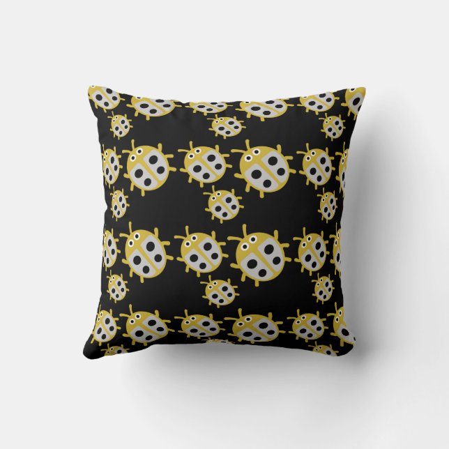 Cojín Decorativo Cute Kids ladybird Family (Reverso)