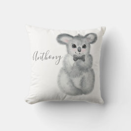Cojín Decorativo Cute Koala Nombre Del Oso Floral Moderno Simple Th