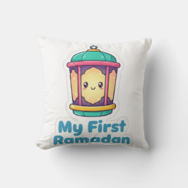 Cojín Decorativo Cute Lantern My First Ramadan Baby Gift Throw Pill