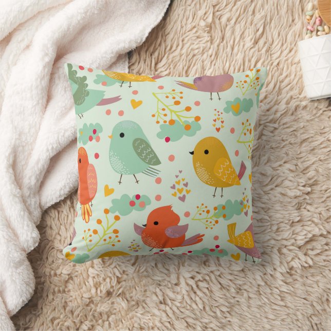 Cojín decorativo Cute Little Birds (Manta)