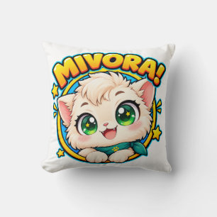 Cojín Decorativo Cute Mivora Anime Cat Toddler T-Shirt