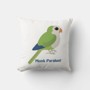 Cojín Decorativo Cute Monk Parakeet