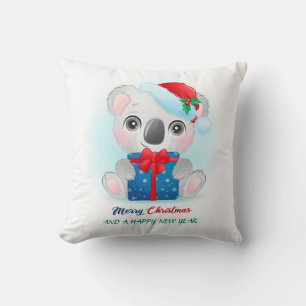 Cojín Decorativo Cute Navidades acuarela Koala Nursery