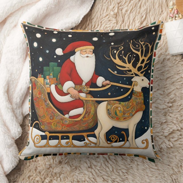 Cojín Decorativo Cute Navidades Sleigh (Manta)