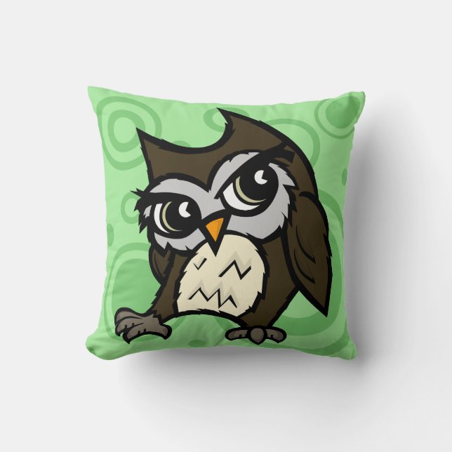 COJÍN DECORATIVO CUTE OWL SQUARE (Anverso)