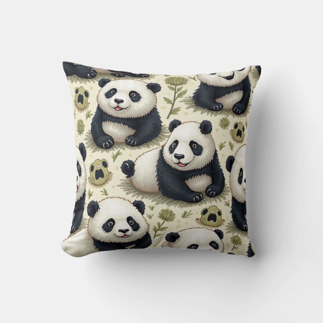 Cojín Decorativo Cute Panda Pillow Cushion (Anverso)