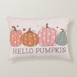 Cojín Decorativo Cute Pastel Hola Calabaza