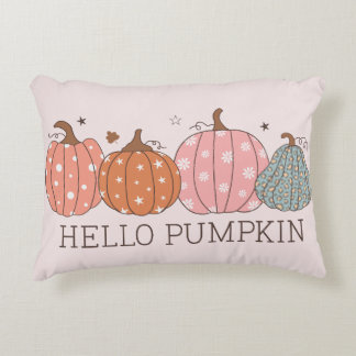 Cojín Decorativo Cute Pastel Hola Calabaza
