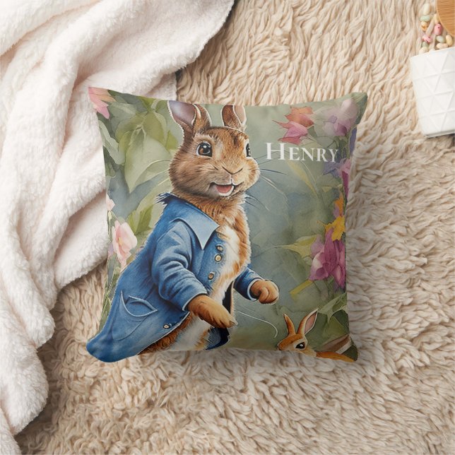 Cojín Decorativo Cute Personalizado Beatrix Potter Nursery (Manta)
