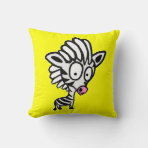 Cojín Decorativo Cute Personalizado Zebra