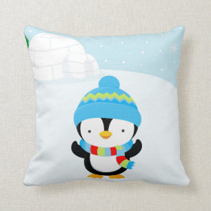Cojín Decorativo Cute pingüino