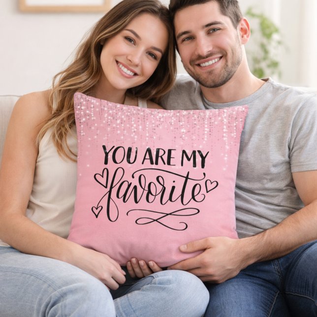 Cojín Decorativo Cute  Pink Couple Gift Decor (Subido por el creador)