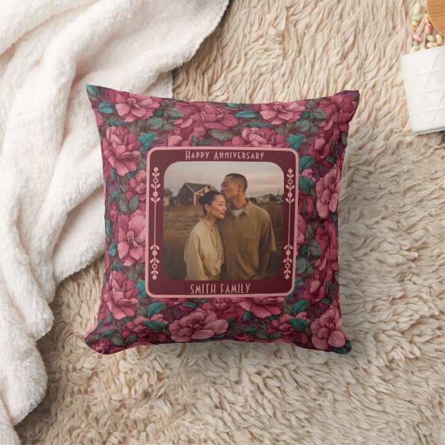 Cojín Decorativo Cute Romantic 20Th Anniversary Throw Pillow (Manta)