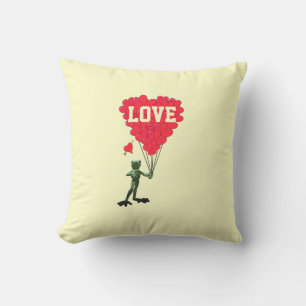 Cojín Decorativo Cute romántico personalizado frotis valentinas amo