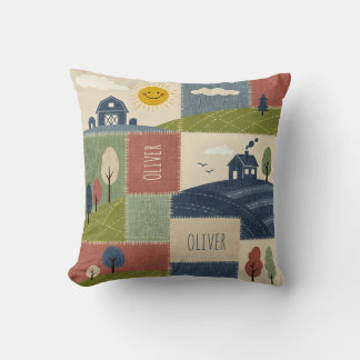 Cojín Decorativo Cute Rustic Country Farmhouse Patchwork