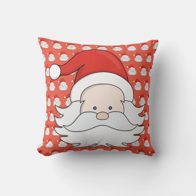 Cojín Decorativo Cute Santa Claus (Anverso)