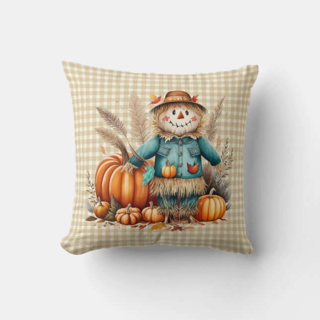 Cojín decorativo Cute Scarecrow (Anverso)