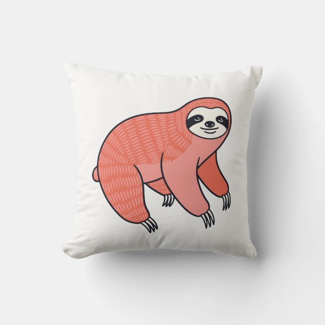 Cojín Decorativo Cute Sloth (Anverso)