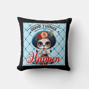 Cojín Decorativo Cute Sugar Skull