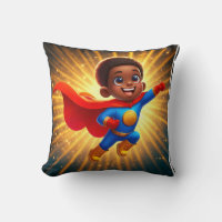 Cute superhéroe africano de lanza