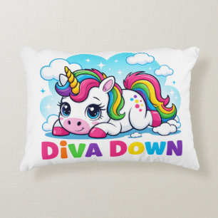 Cojín Decorativo Cute Unicornio Arcoíris