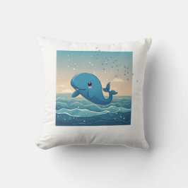 Cojín Decorativo Cute Whale