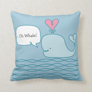 Cojín Decorativo Cute Whale