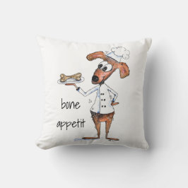 Cojín Decorativo Cute Whimsical Dog Chef