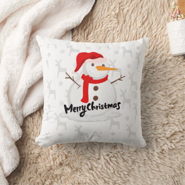 Cojín Decorativo Cute Whimsical Santa Christmas family cushion (Manta)