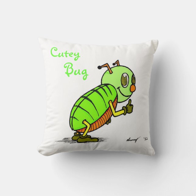 Cojín Decorativo Cutey Bug Pillow (Anverso)